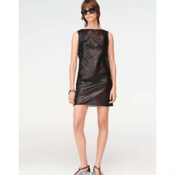 👗ZARA | SEMI-SHEER DRESS STEVEN MEISEL NWT - XS - Picture 2 of 7